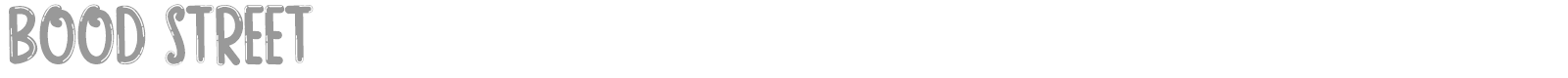 Bood Street font preview
